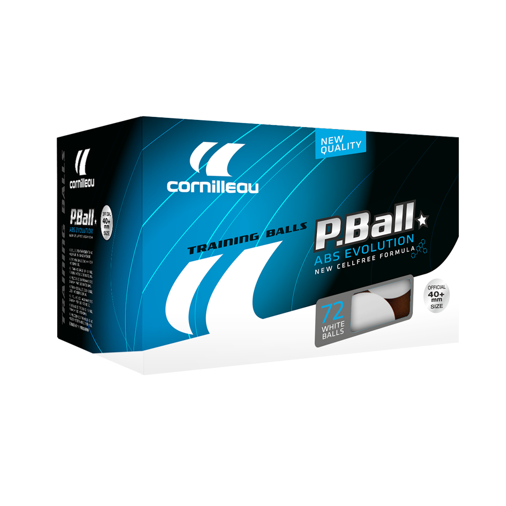 Balles p-ball ABS evolution 1* x72 blanche