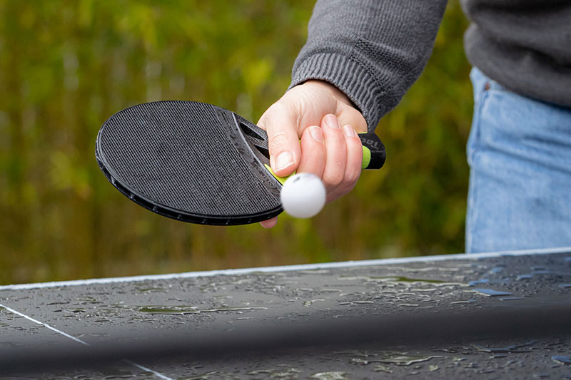 Raquette en jeu