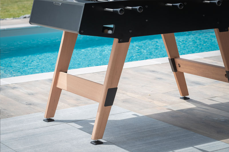 Pieds en bois exotique